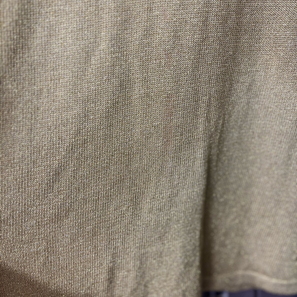 Vintage 1980’s Petite JH Collectibles Sparkling Gold Knit Short Sleeve Top PS - Picture 8 of 12